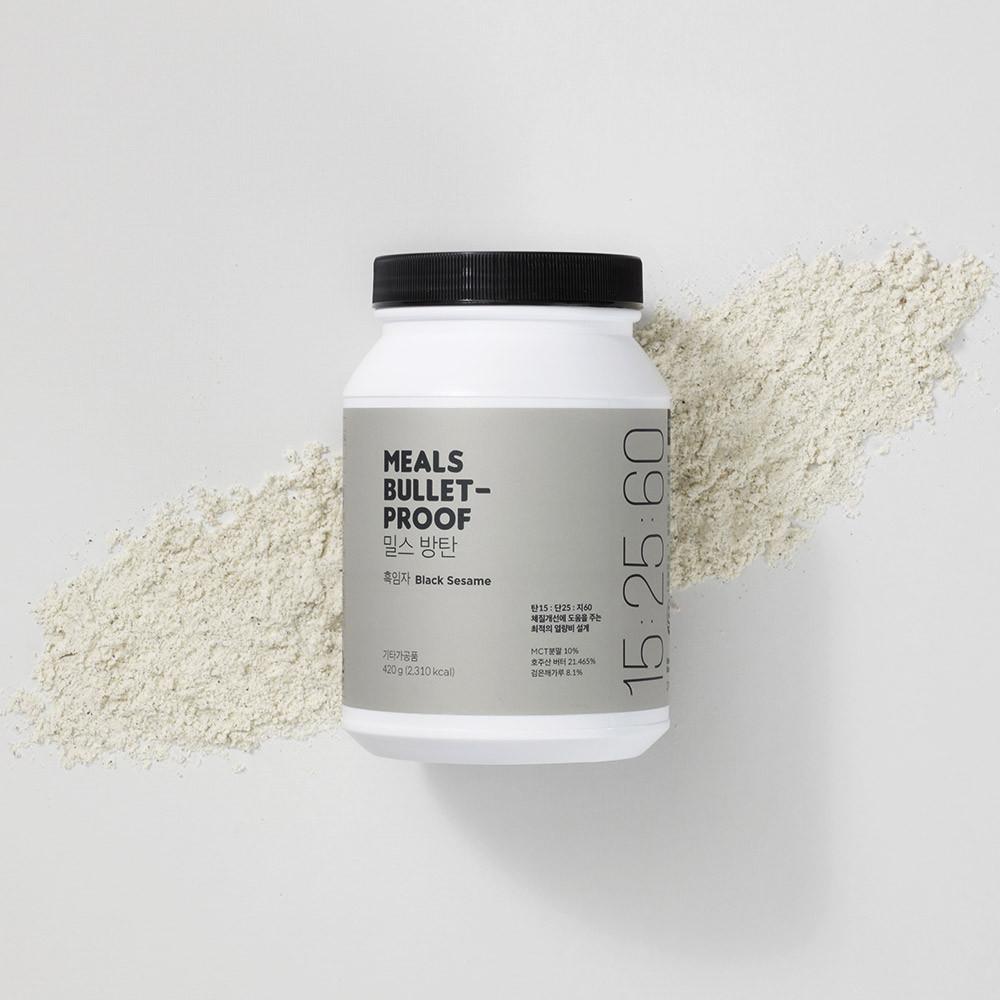 밀스 방탄 흑임자 키토제닉 저탄고지 대용량 420g