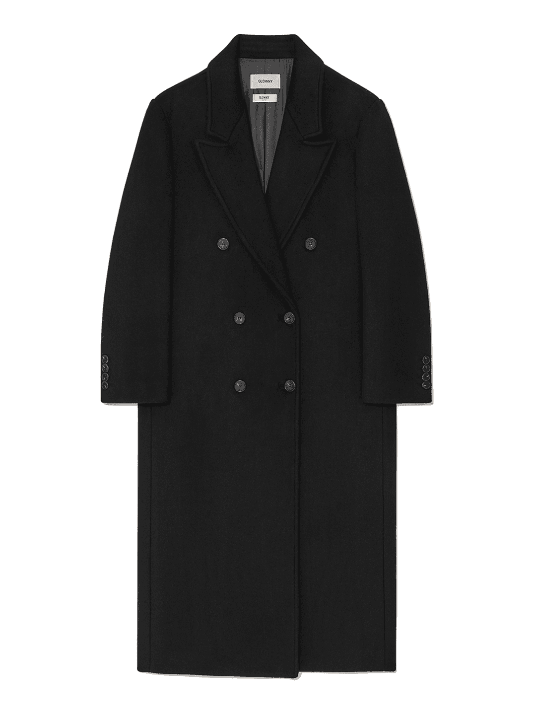 G WOOL COAT - LONG (BLACK)