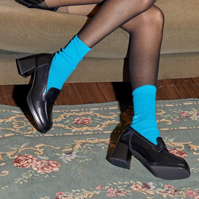 [바로배송] Rame 미들 힐 페니 로퍼 6cm -UA9045 (2color)