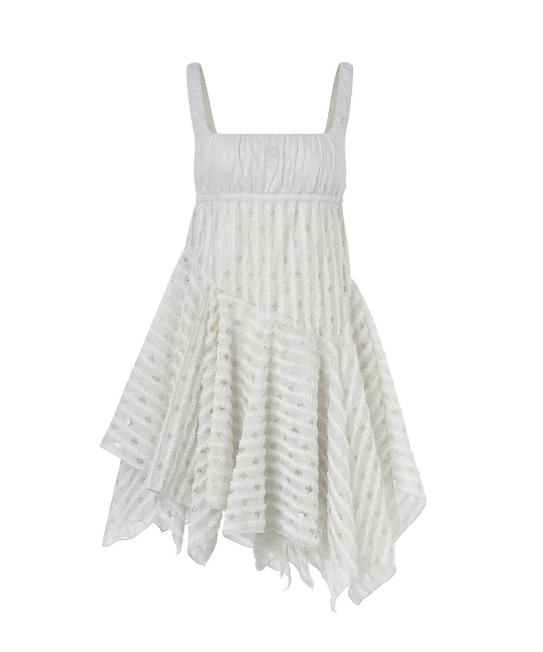 SQUARE NECK LACE DRESS ASH GREEN