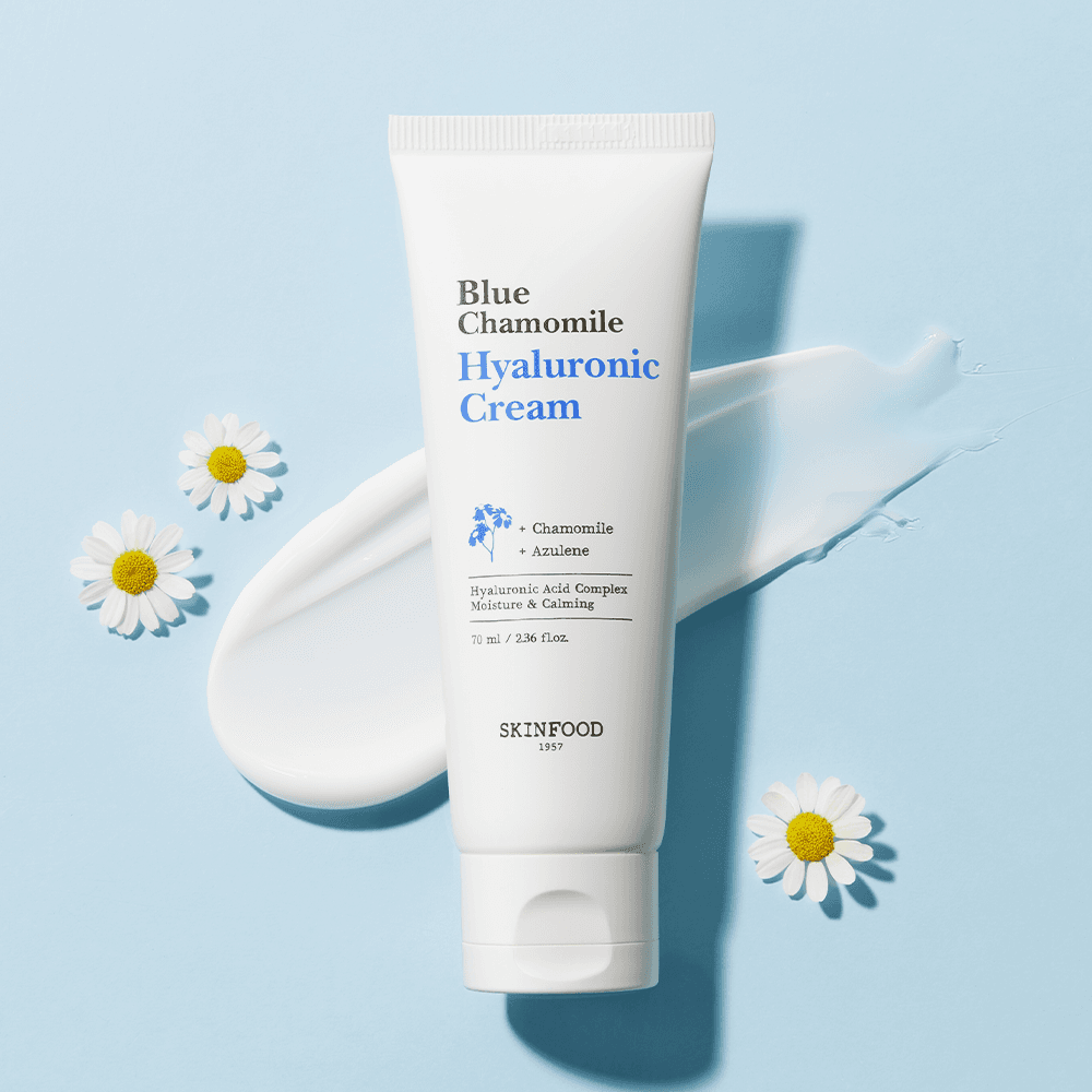 [원뷰페]쫀득물떡크림 / 블루 캐모마일 하알루로닉 크림 70ml