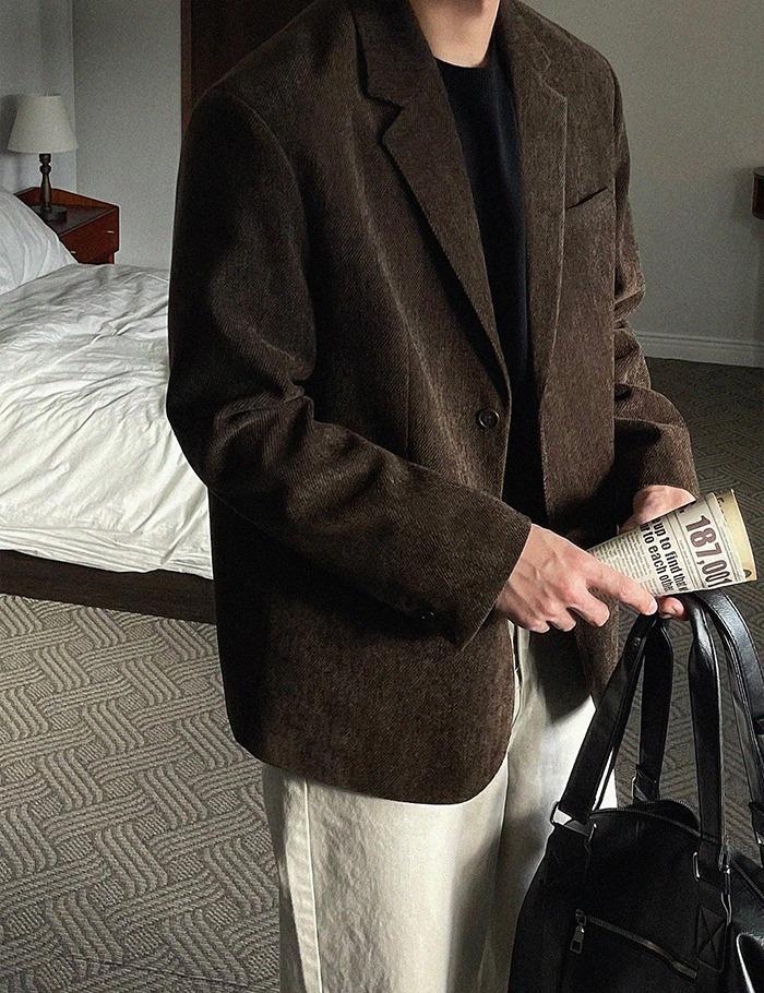 앤드 코듀로이 블레이저 자켓 (5color)