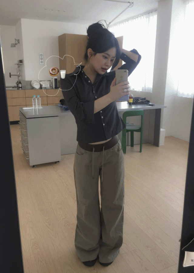 (OOTJ) banding low wide bootcut pt