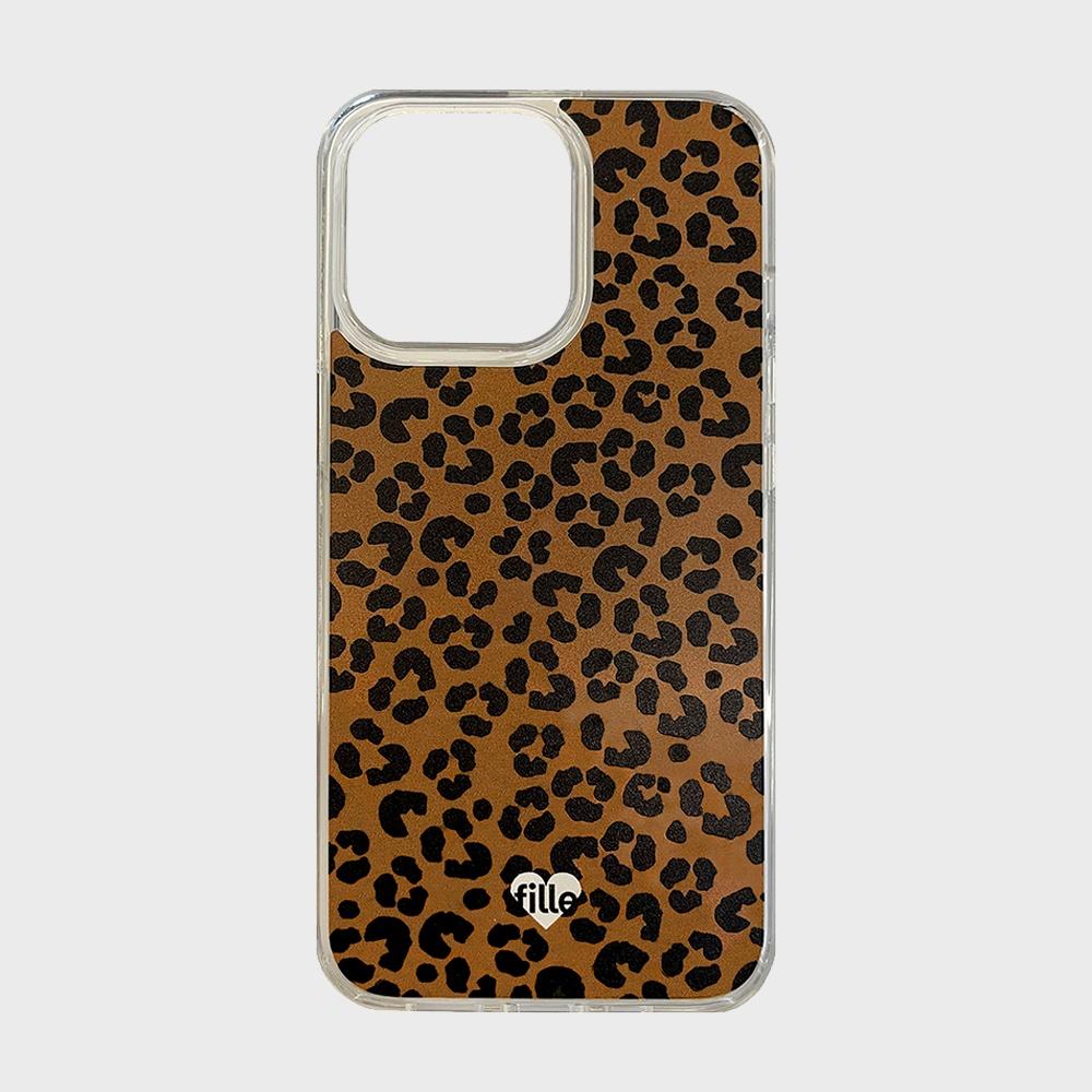 젤하드 Flower iPhone Case - Brown
