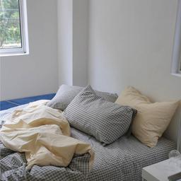 빈츠 체크 이불커버 Binch check duvet cover (2color)