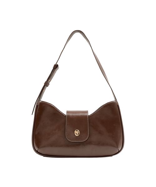 CIRCLE LOGO HOBO BAG brown
