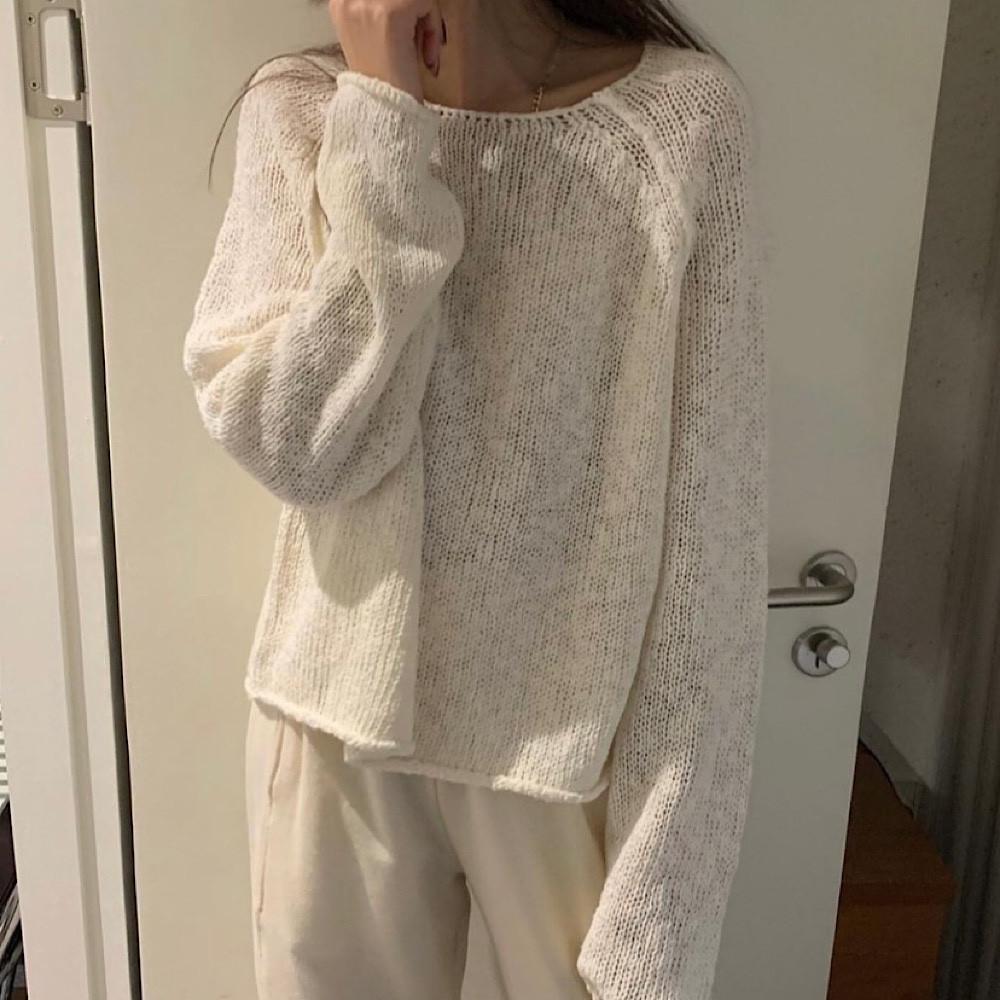 (핑크당일) 포스터 제니 나그랑 니트 (3color) poster 가을