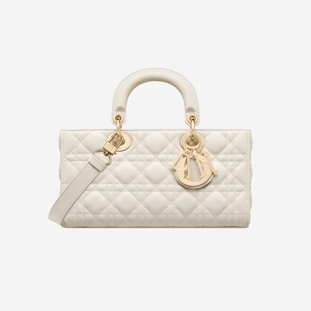Dior Lady D-Joy Bag Cannage Lambskin Latte