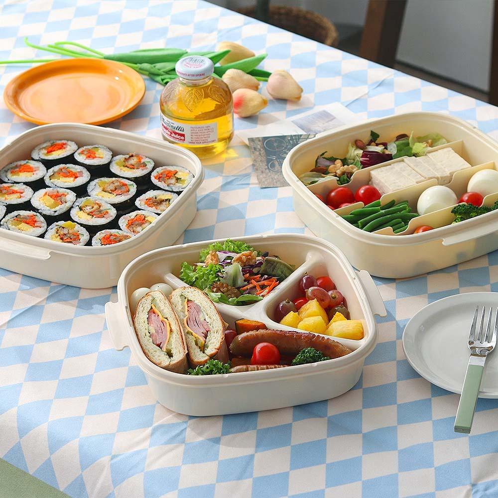 칸칸나눔 3단 도시락통