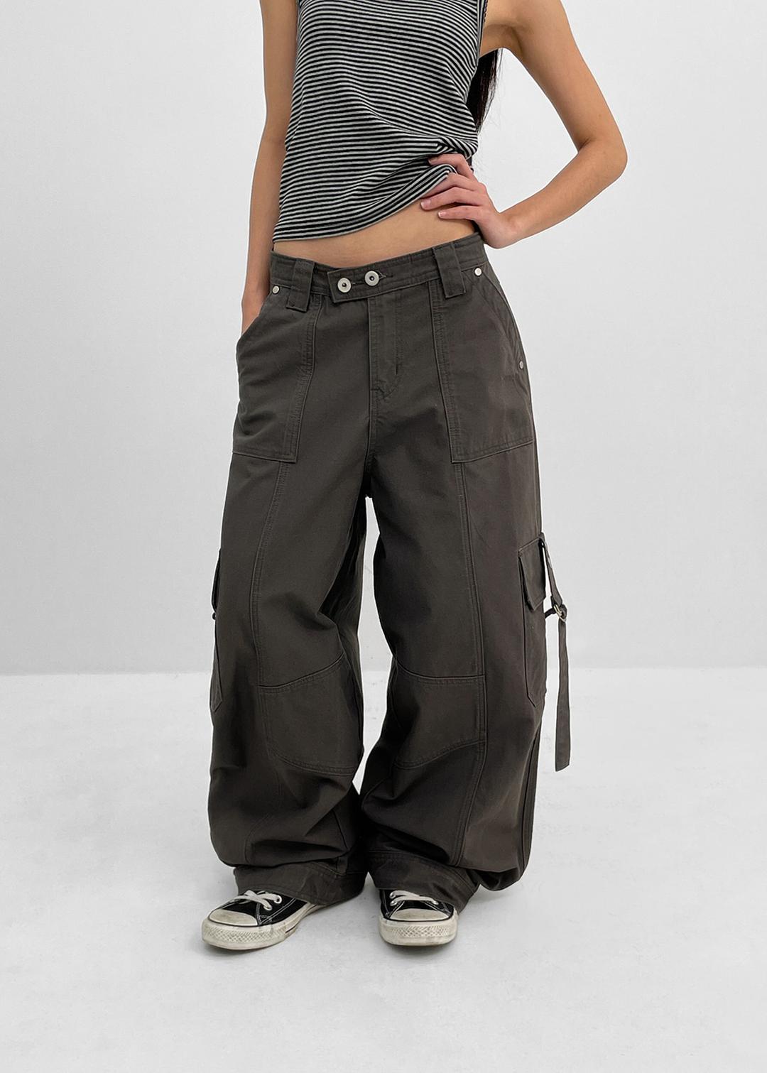 [MADE] 덴쿠 카고 와이드 코튼팬츠