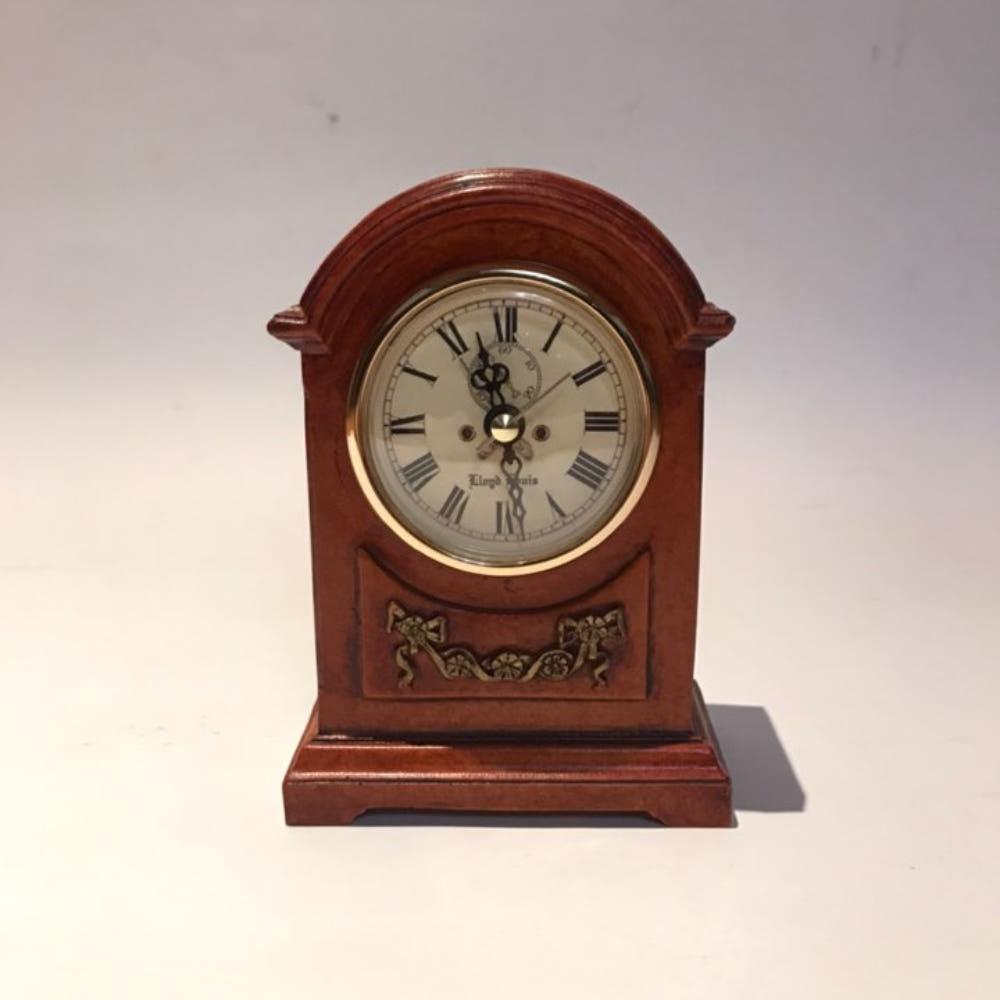 빈티지 저소음 무소음 우드 원목 느낌 인테리어 레트로 브라운 아날로그 엔틱 탁상 알람