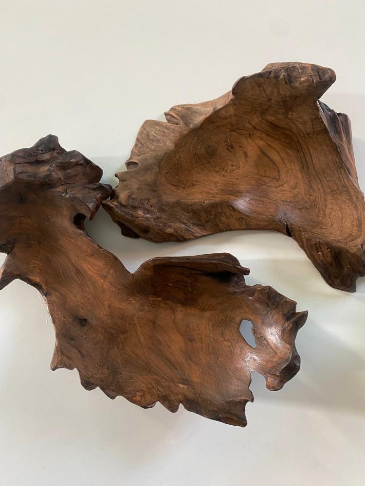 오아페 나무 뿌리 트레이 wooden root tray