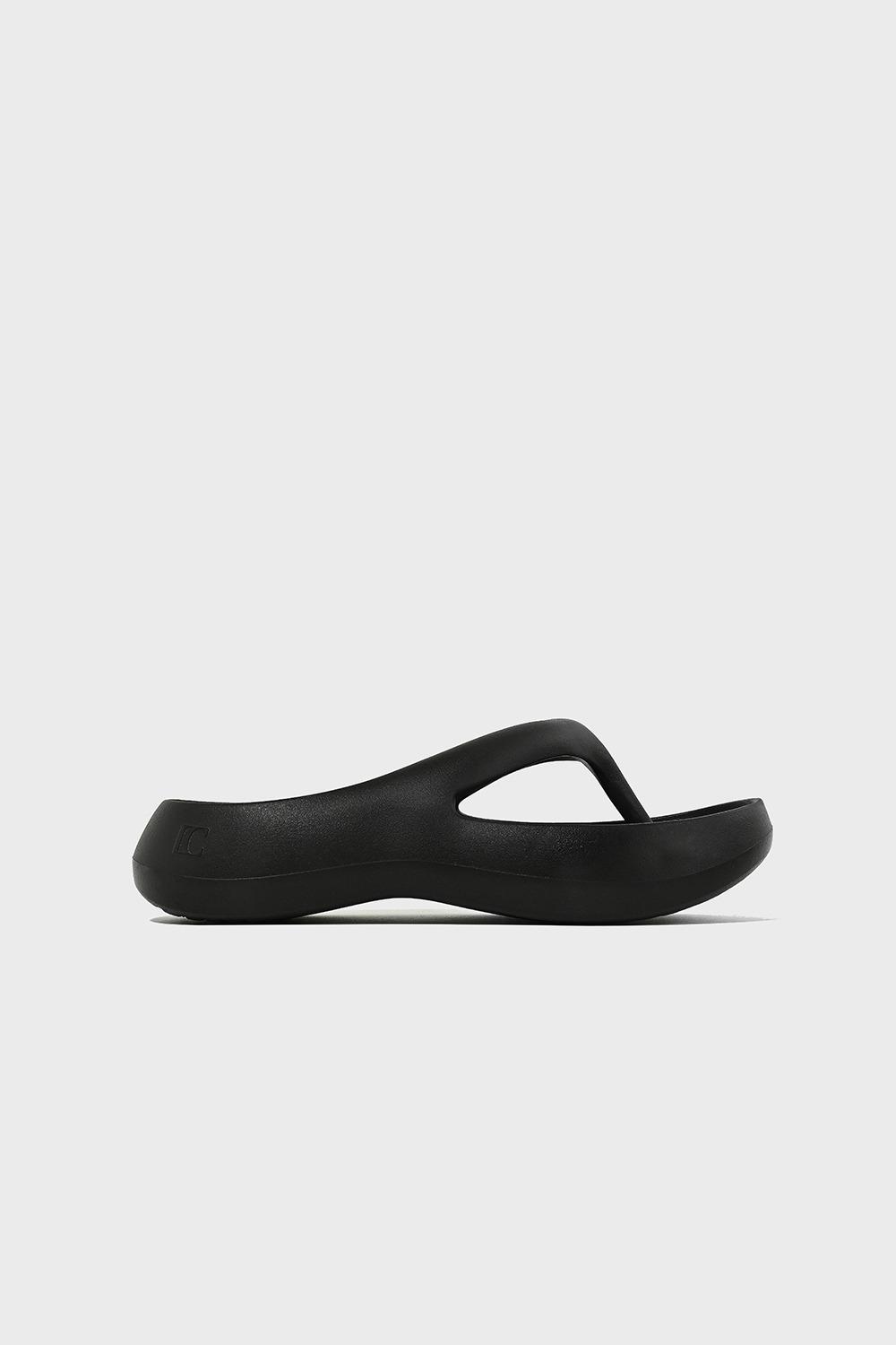 [TAW&TOE X LOW CLASSIC] PLATFORM FLIP FLOP - BLACK