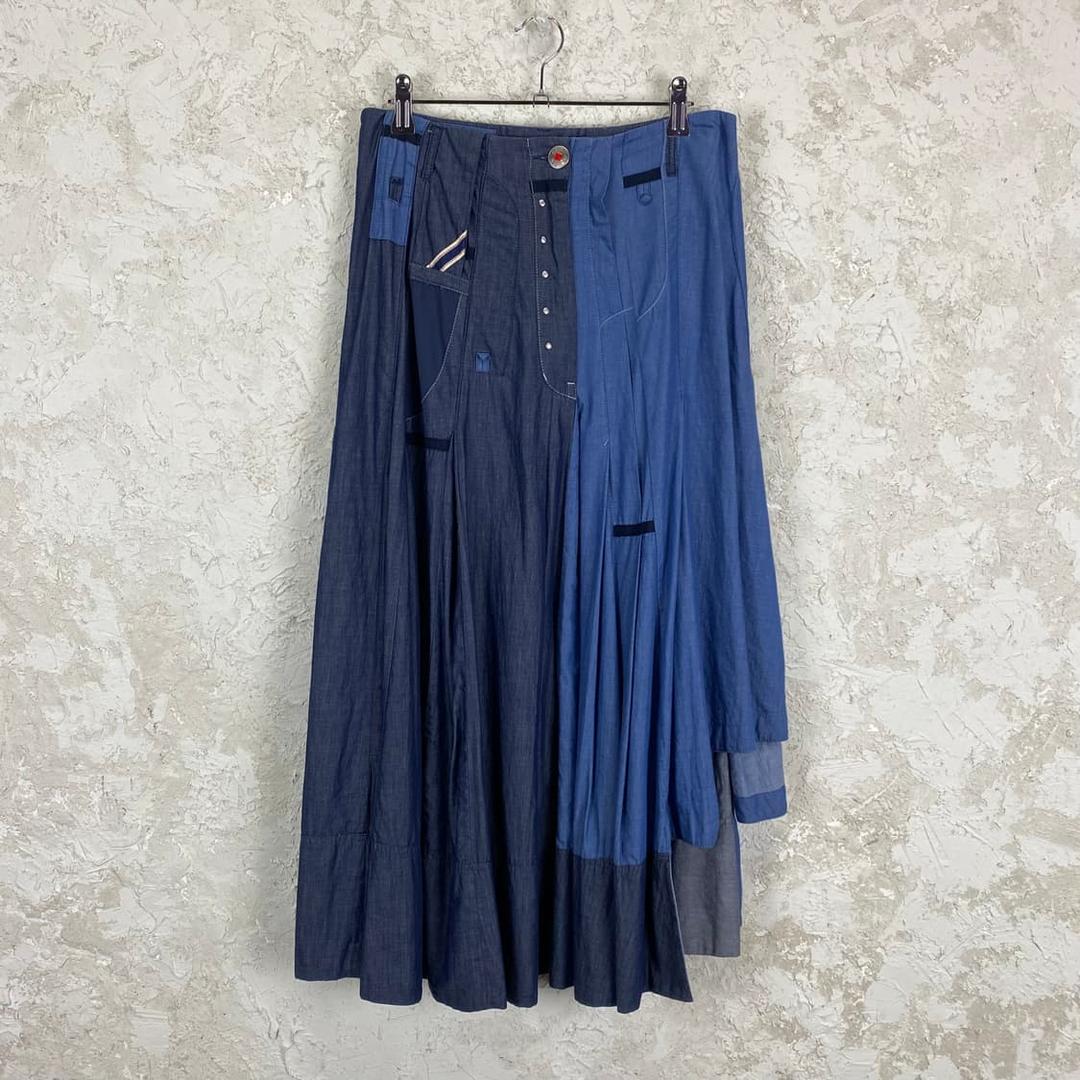 마리떼 프랑소와 저버 애시메트릭 플리츠 스커트 | 후루츠패밀리