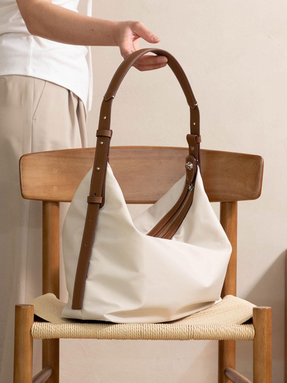 Serene Airy Bag_Nylon Camel