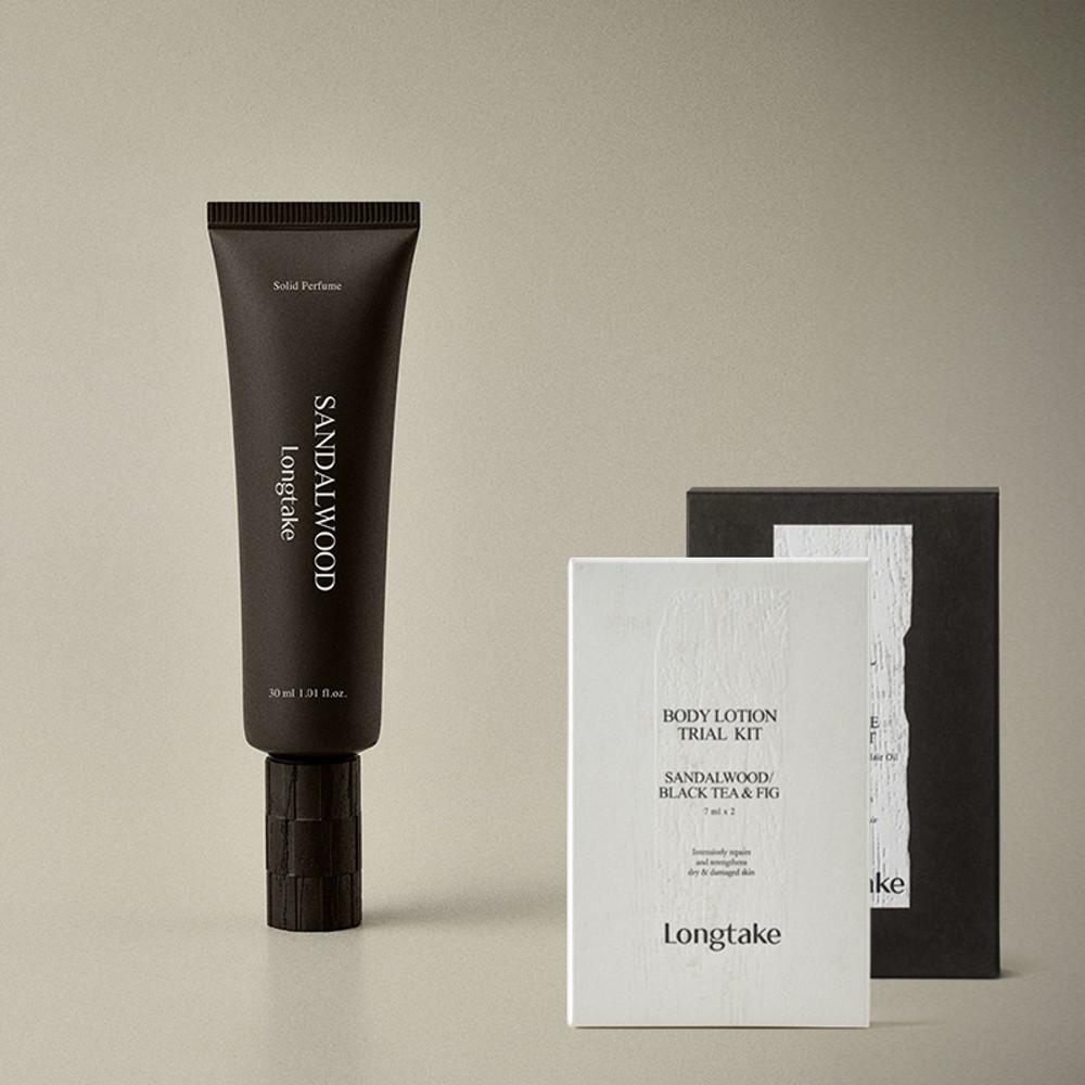 롱테이크 샌달우드 솔리드 퍼퓸 30ml+기프트