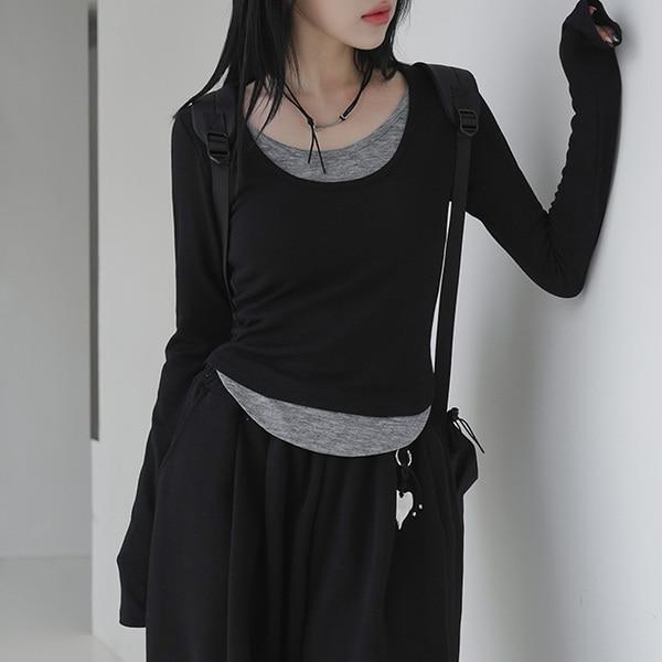 르소 레이어드 티셔츠