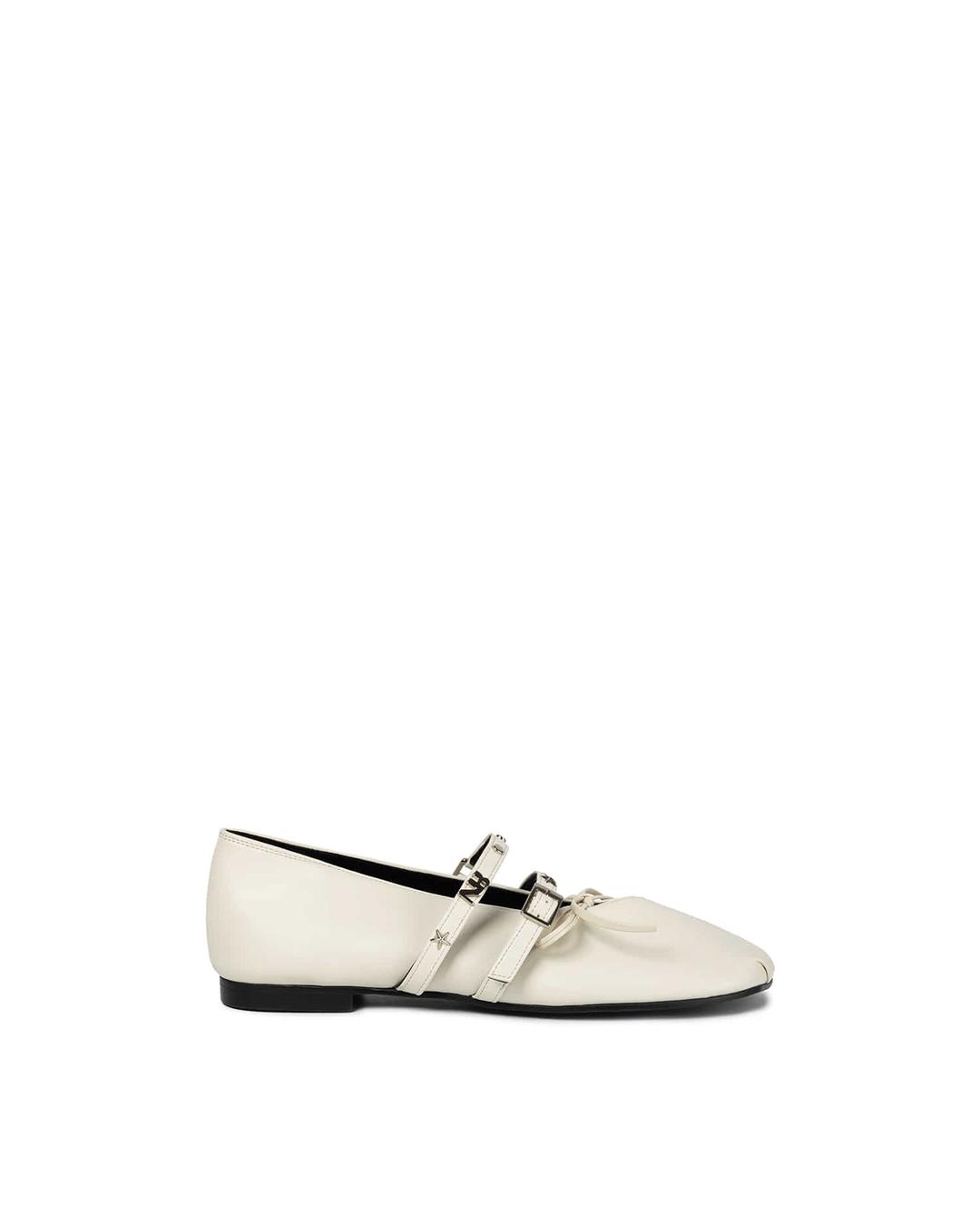 STUDDED STRAP FLATS_IVORY