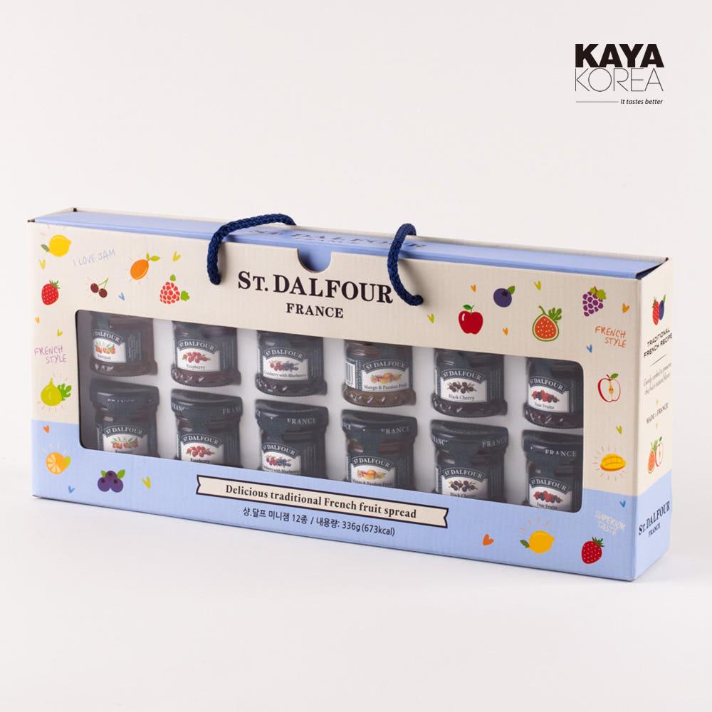 샹달프 미니잼 과일잼 잼선물세트 28g 6종 12입 선물세트