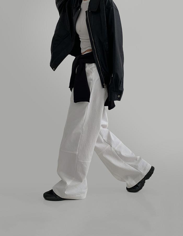 [by LAROOM] 절개팬츠