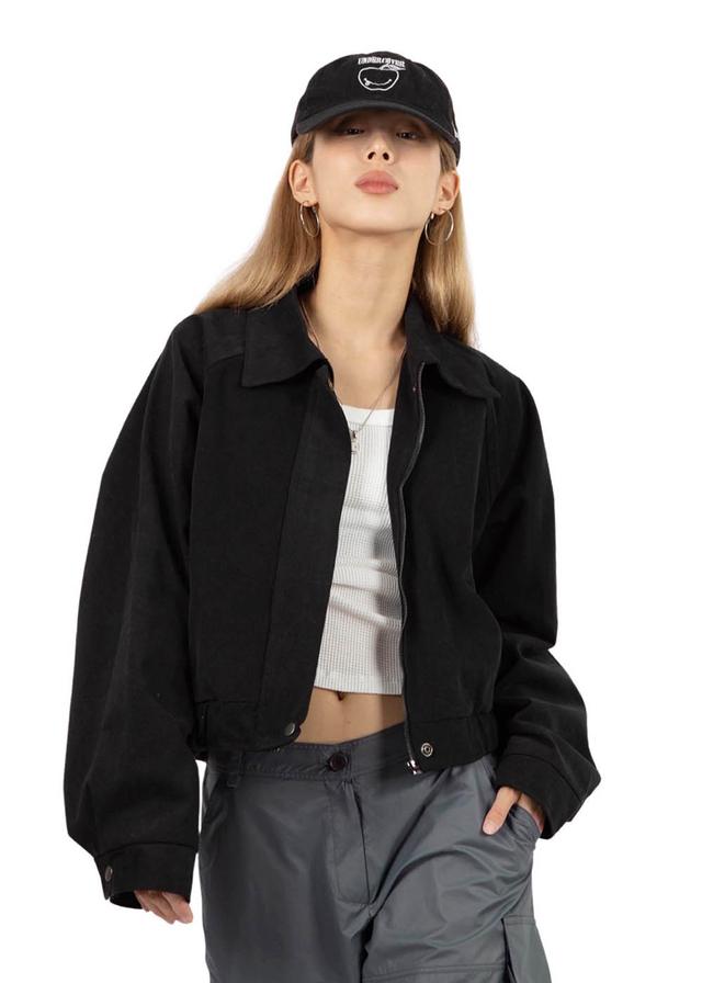 릿킴 TOMMY CROPPED BLOUSON*2주 소요*
