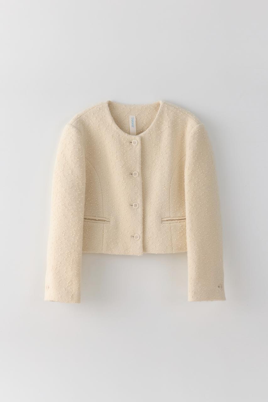 T/T Coone crop jacket (cream)