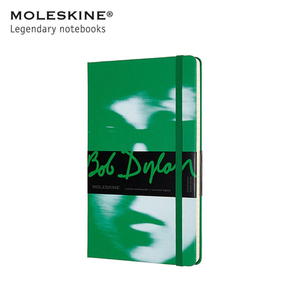 [한정판] 몰스킨 노트 밥 딜런 하드커버 룰드 라지 그린