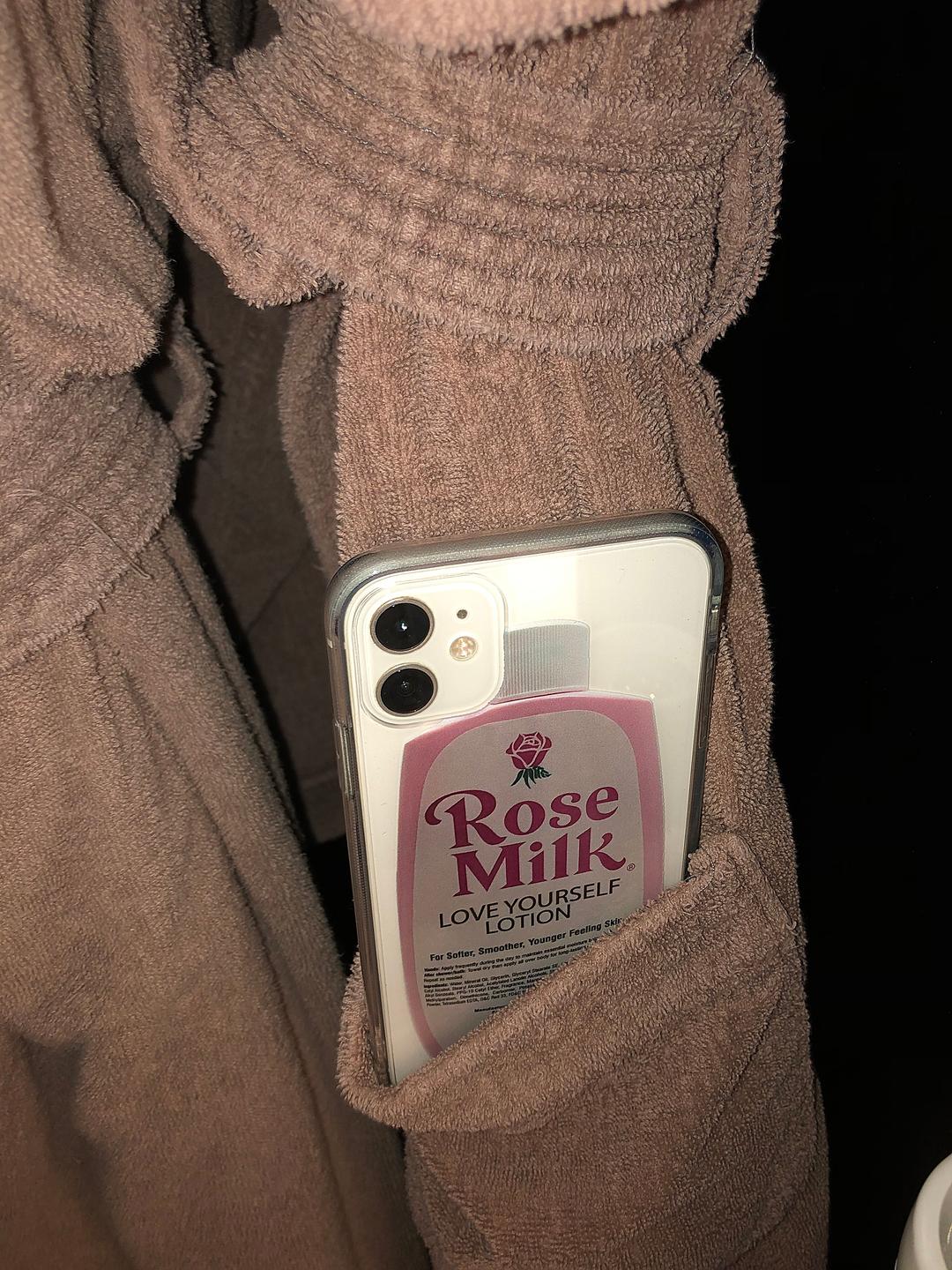 Rose milk lotion case