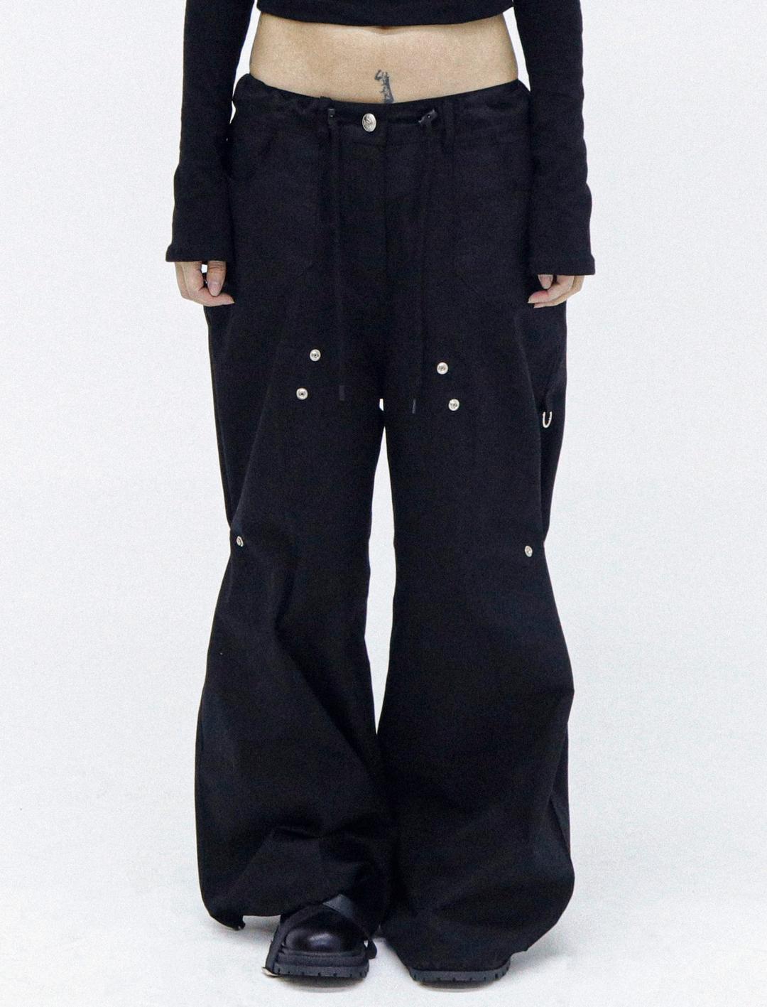 [3/11배송]  2WAY RIPSTOP FLARED PANTS [UNISEX]