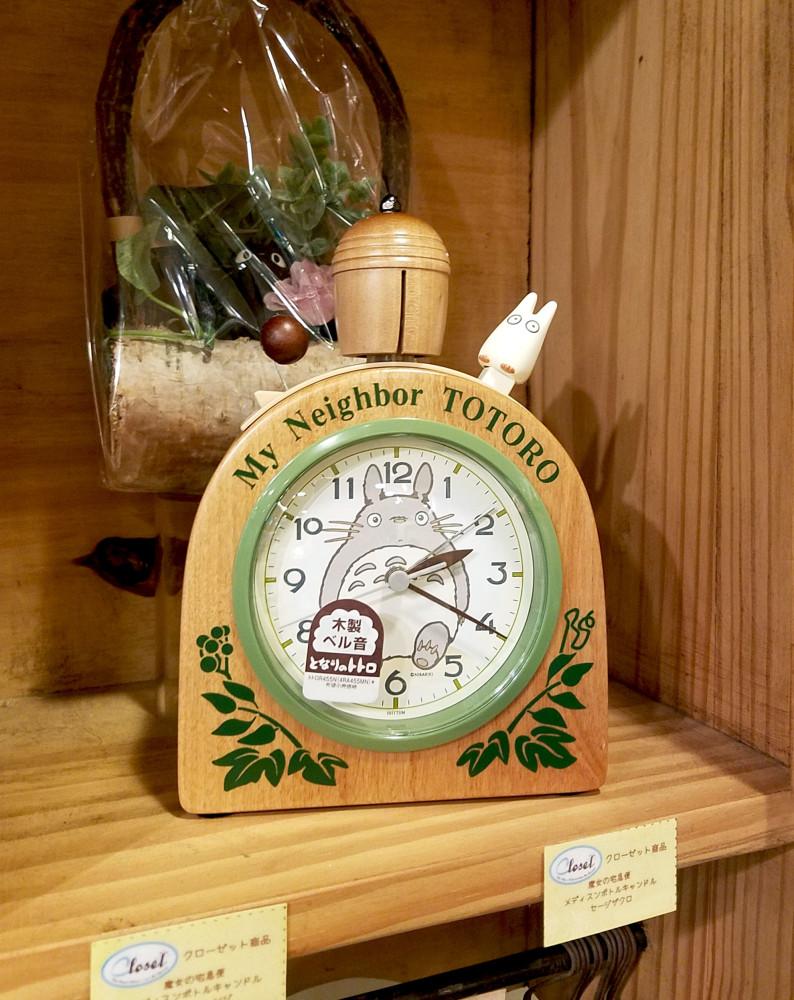이웃집 토토로 목제 알람시계 / GHIBLI totoro wood alarm clock
