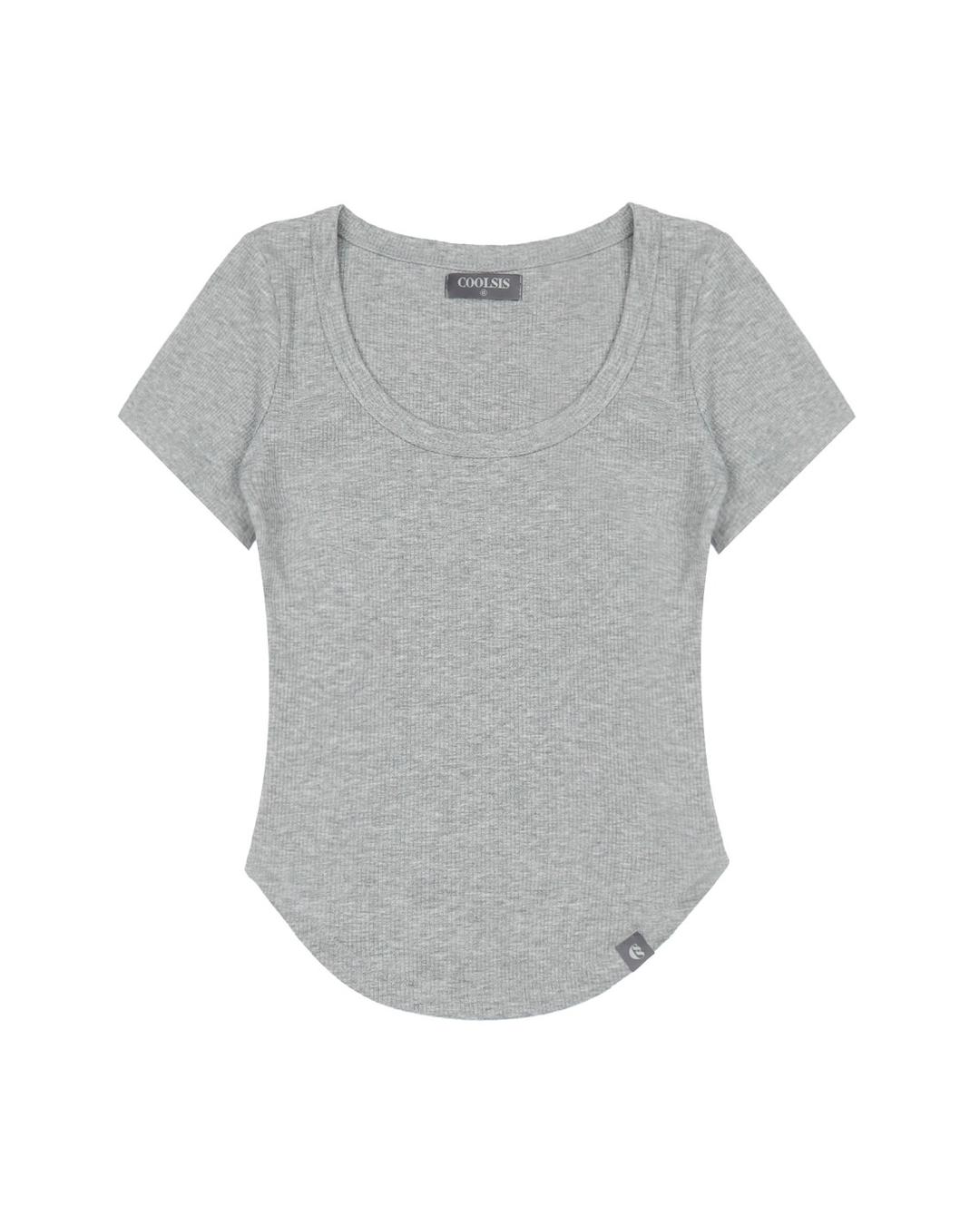 CS HALF BASIC U TOP-046 (GREY)