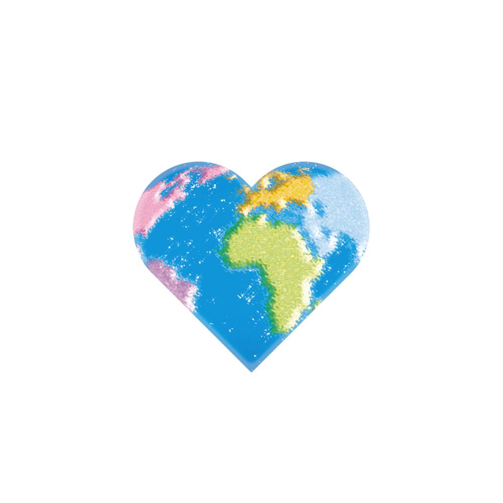 Big seal sticker (rainbow earth)