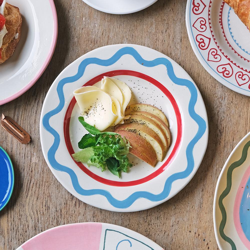 레티티아 후제 플레이팅 웨이브 샐러드접시 21cm 정식수입