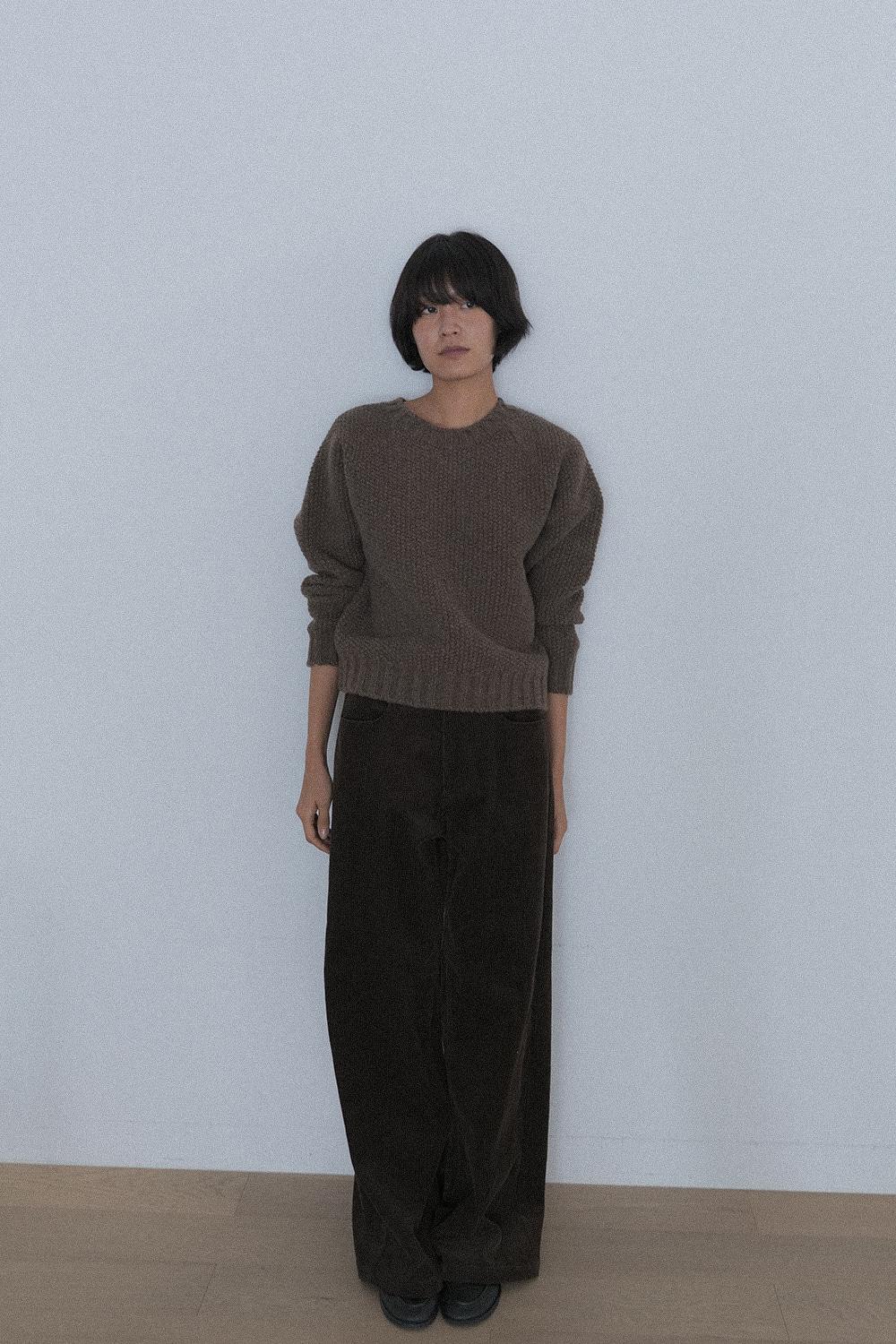 Lido Corduroy Pants (Dark Brwon)