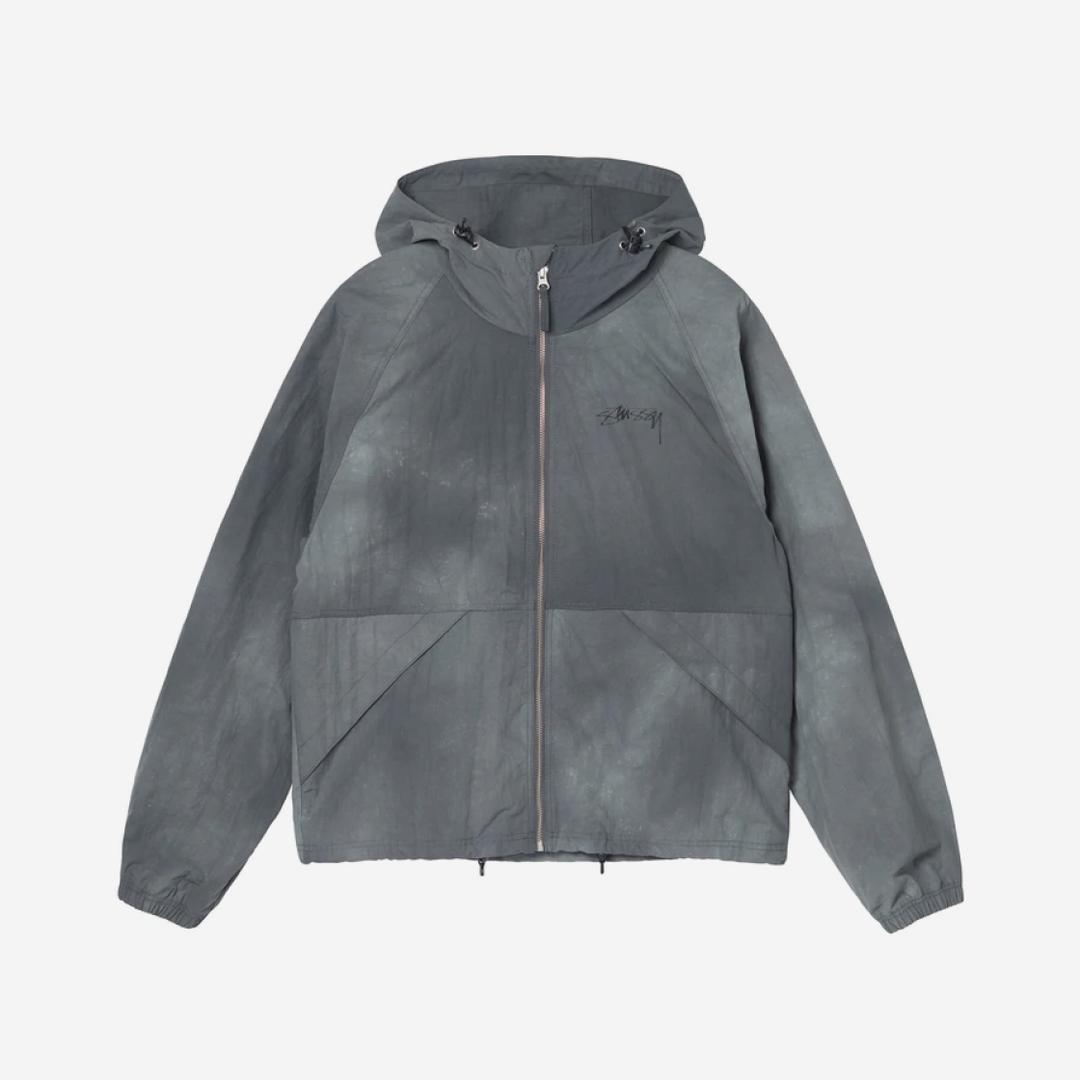 Stussy Wave Dye Beach Shell Jacket Grey