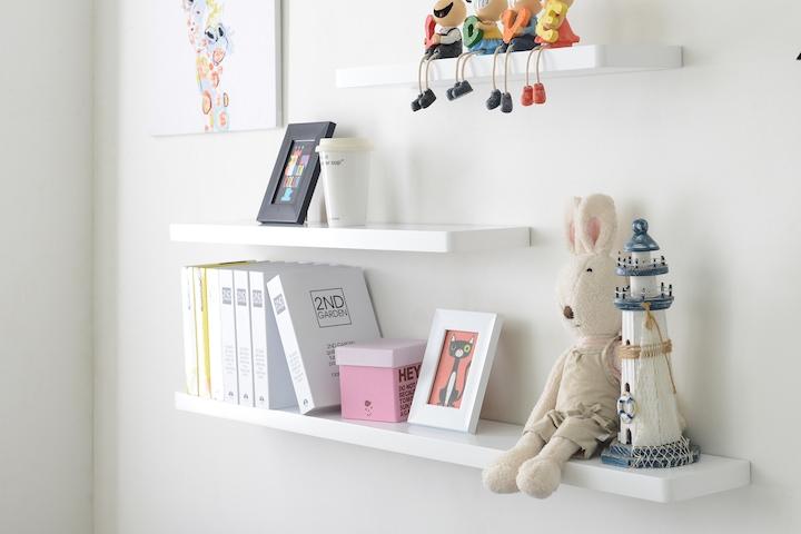 올리브 무지주 벽걸이 미니 벽 인테리어 선반 벽선반 -무료 전선홈 서비스