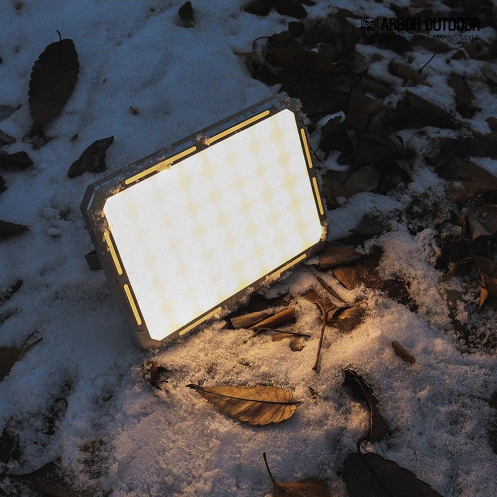 아버 캠핑 스퀘어 LED 랜턴 충전식 차박 아웃도어