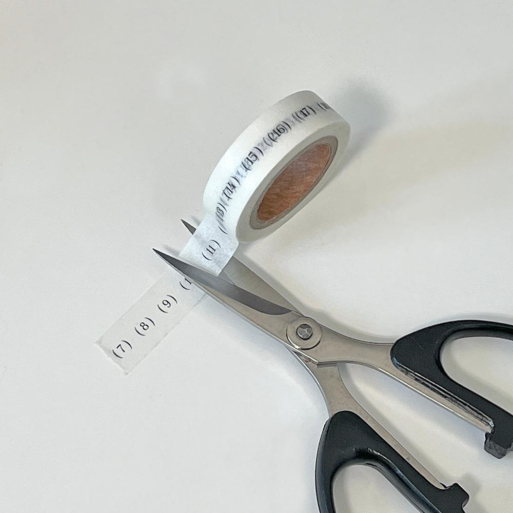 [모멘트스토리지] DAY BY DAY MASKING TAPE 데일리 날짜 마스킹테이프