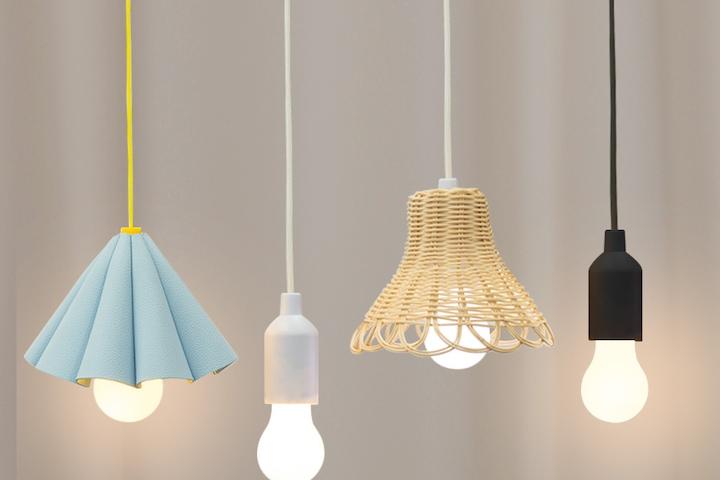 당기는 LED 줄 전구 아이방 조명 캠핑 무드등(라탄갓 추가옵션/3가지 색상/2가지 불빛)