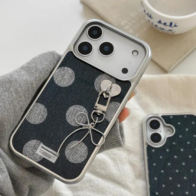 [+갤럭시] Denim Dot 실버 맥세이프 에폭시 케이스