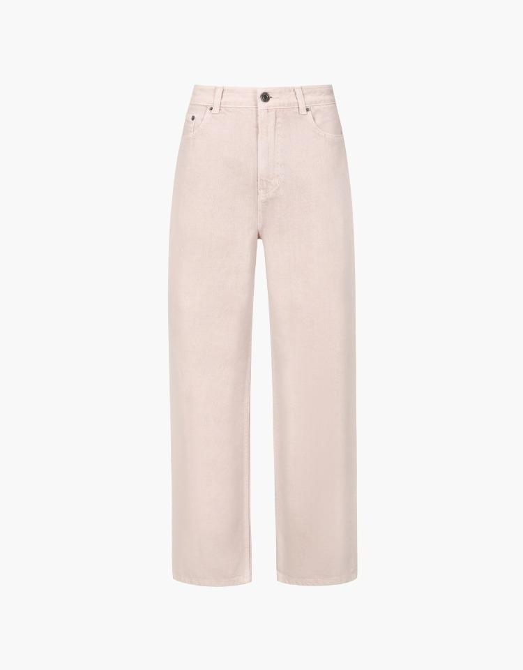 color dyeing pants - light pink
