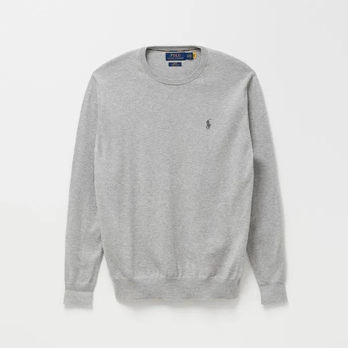 롱슬리브 코튼 스웨터 (GREY)