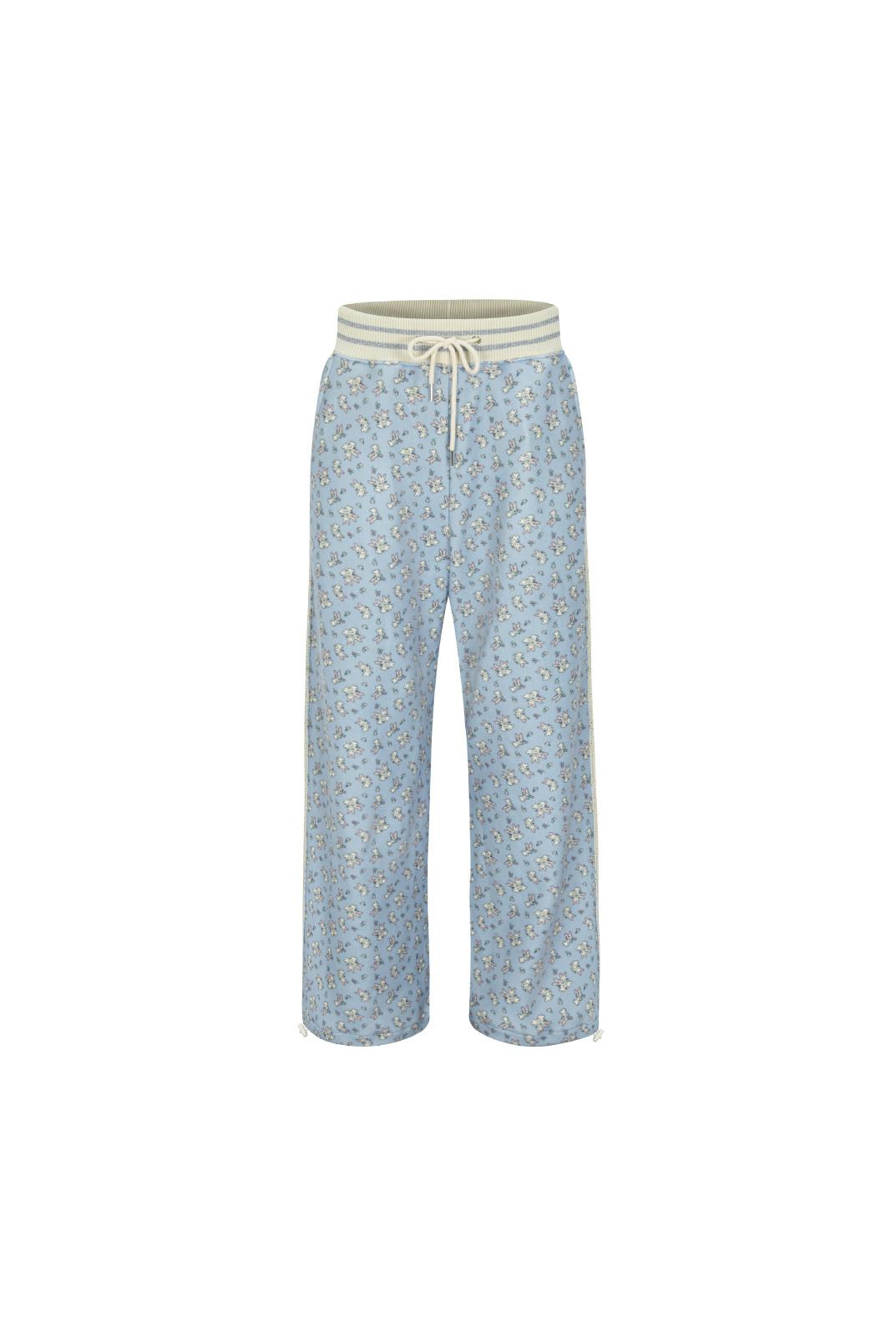 [ 2월 말 출고 ] RABBIT fluffy pants babi blue