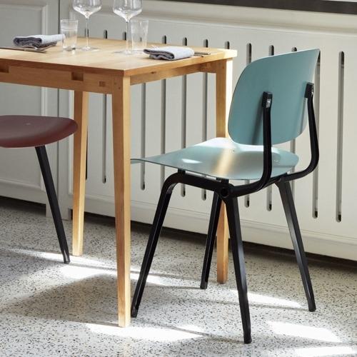 (2월특가) 헤이 리볼트 체어 HAY Revolt Chair Petrol Green/Black Steel