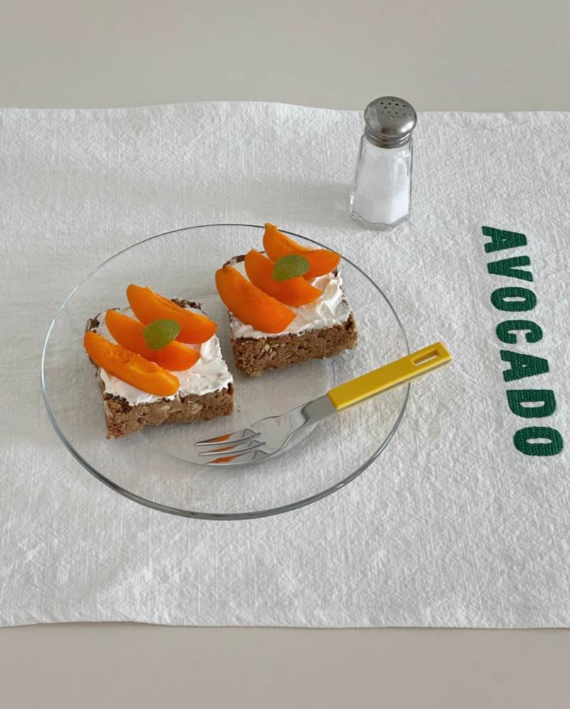 듀라렉스 투명 유리 그릇 접시 2size 플레이트