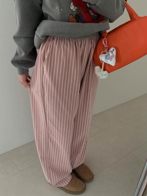 피치 단가라 팬츠 - 2col