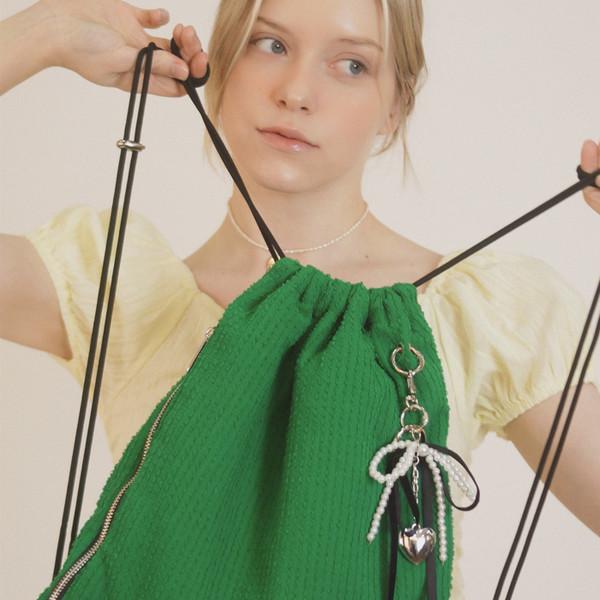 Gym sack string bag _Tear green