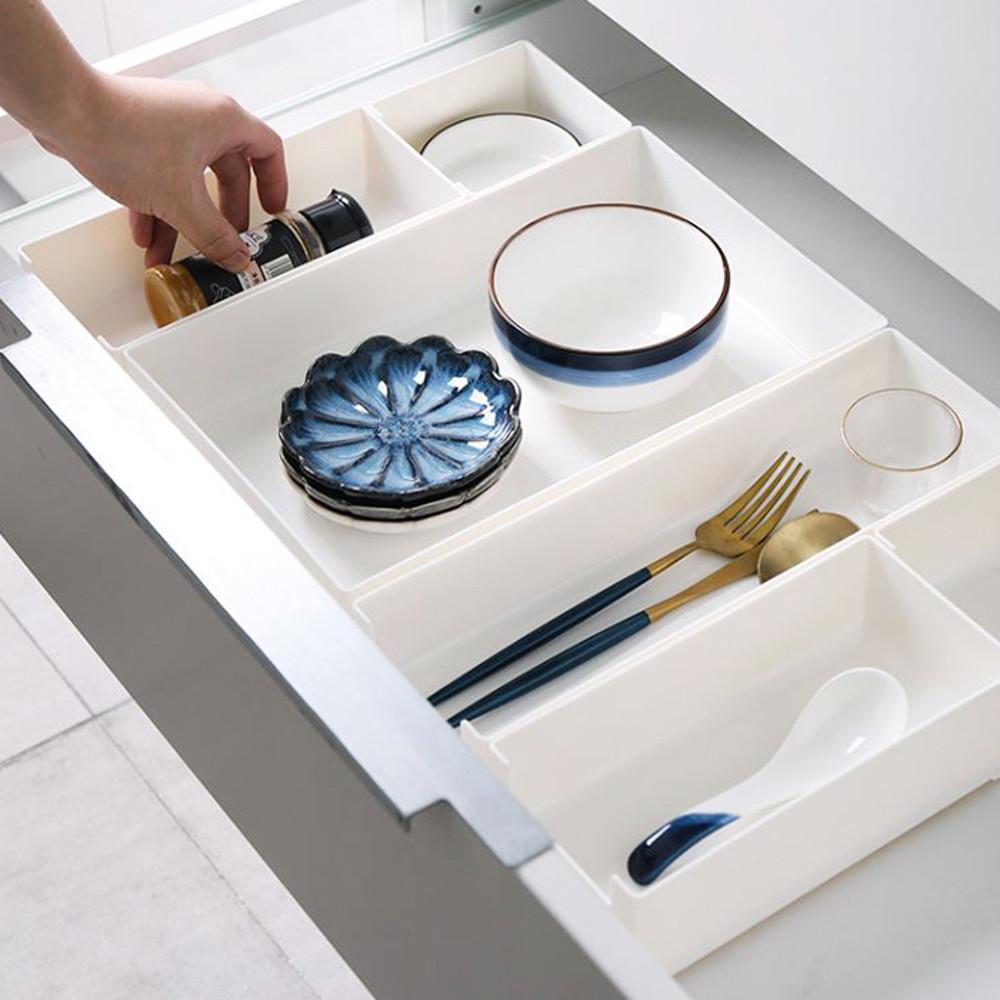 내맘대로 미니멀 다용도 책상 주방 서랍 수납 보관함 정리 트레이