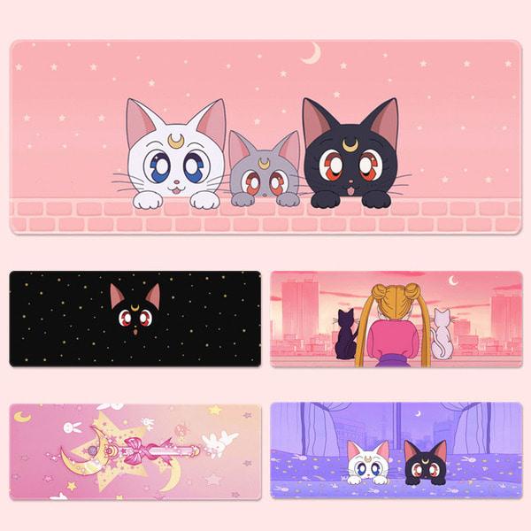 세일러문 마우스패드 세일러문요술봉 고양이 장패드 L 2XL