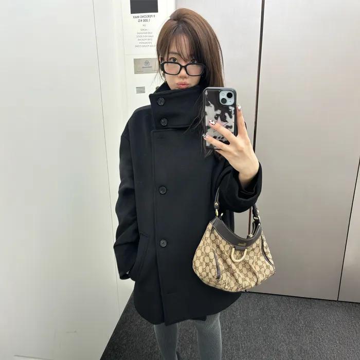 Double Breasted Coat (black)